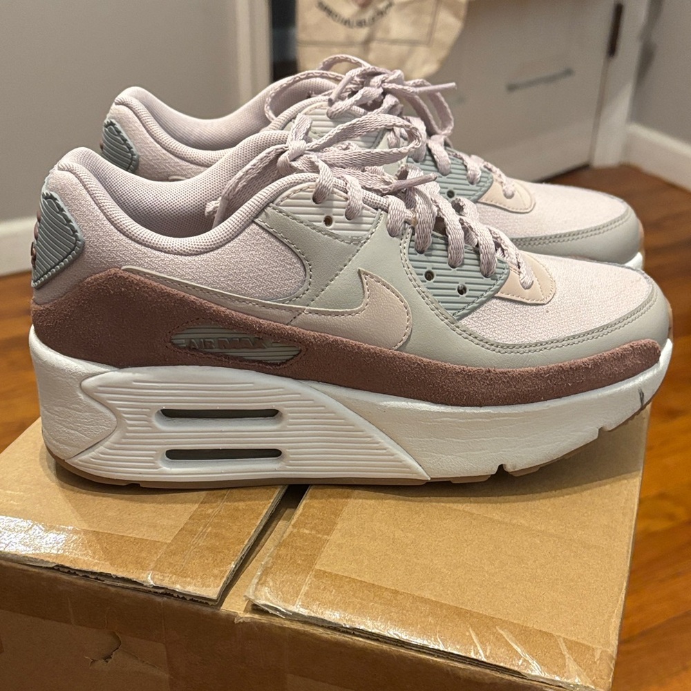Nike Women's Blush and Taupe Sneakers